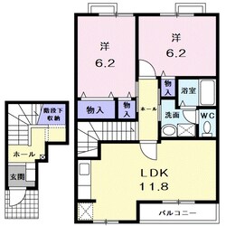 カルフールの物件間取画像